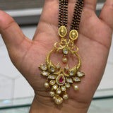 Antique Kundan 36 Inch Long Mangalsutra