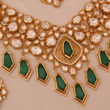 Premium Polki Kundan Necklace Set