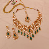 Premium Polki Kundan Necklace Set