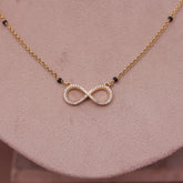 infinity mangalsutra pendant