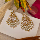 Premium MOP Kundan Earring
