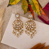 Premium MOP Kundan Earring