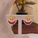 Fusion Pachi Kundan Necklace Set