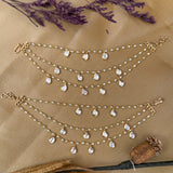 polki kundan earchain kundan kan chain