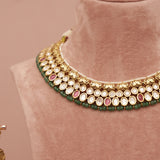 Premium Polki Kundan Necklace Set