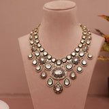 Premium Polki MeenaKari Kundan Necklace Set