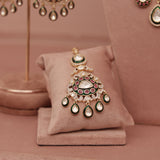 Premium Polki MeenaKari Kundan Necklace Set