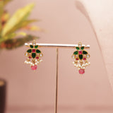 Pachhi Kundan Earrings