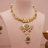 Antique Fusion Kundan Necklace Set