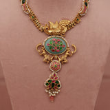 Antique Fusion Kundan Necklace Set