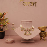 Pachhi Kundan Antique Necklace Set