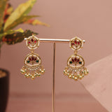 Bidded Pachhi Kundan ChandBali