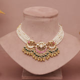 Pachhi Kundan Antique Necklace Set