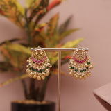 Pachhi Kundan Antique Necklace Set