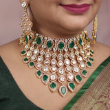 Woman wearing traditional jewelry