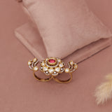 Kundan Finger Ring