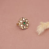 Kundan Finger Ring
