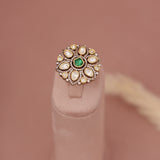 Kundan Finger Ring