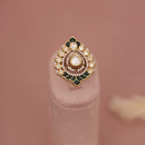 Kundan Finger Ring
