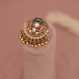 kundan heritage finger ring