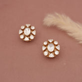 Premium Polki Kundan Studs Earring