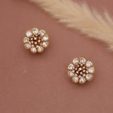 polki tops studs earring