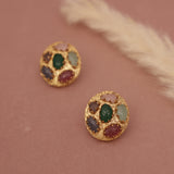 Premium Polki Kundan Studs Earring