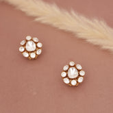 Premium Polki Kundan Studs Earring
