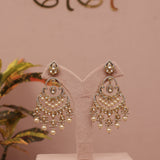 polki chandbali earring