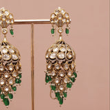 Premium Polki Kundan Jhumka Earring