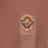 Kundan Finger Ring