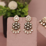 Premium Moissanite Kundan Necklace Set