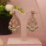 Premium Polki Kundan Bridle Necklace Set