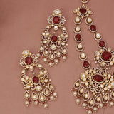 Premium Kundan Layer Necklace Set