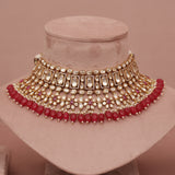 Moissanite Kundan Necklace Set