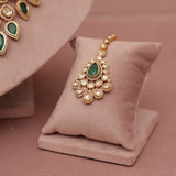 Premium Polki Kundan Bridle Necklace Set