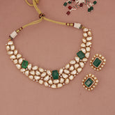 Moissanite Kundan Necklace Set