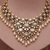 Premium Polki Kundan Necklace Set