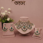 Premium Polki Kundan Bridal Necklace Set