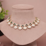 Premium Kundan MOP Necklace Set