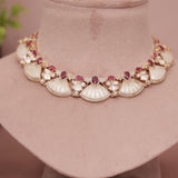 Premium Kundan MOP Necklace Set