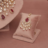 Premium Polki Kundan bridle Necklace Set