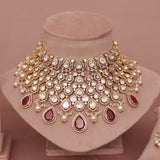 Premium Polki Kundan bridle Necklace Set