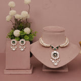 Premium Kundan MOP Necklace Set