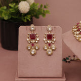 Premium Polki Kundan Necklace Set