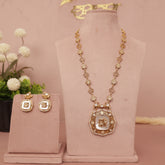 Antique Heritage MOP Lariat Necklace set