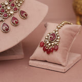 Premium Polki Kundan Necklace Set