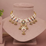 Heritage Pachih Kundan Pearl Necklace set