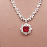 CZ Diamond Necklace set
