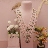 Pachhi Kundan Layer Necklace Set